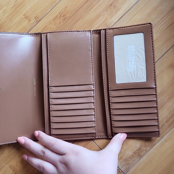 Michael Kors Brown Leather Wallet - Picture 3 of 5